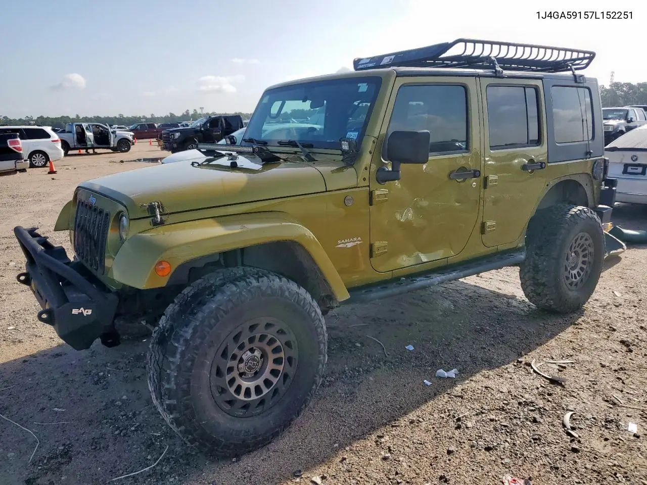 2007 Jeep Wrangler Sahara VIN: 1J4GA59157L152251 Lot: 64802375