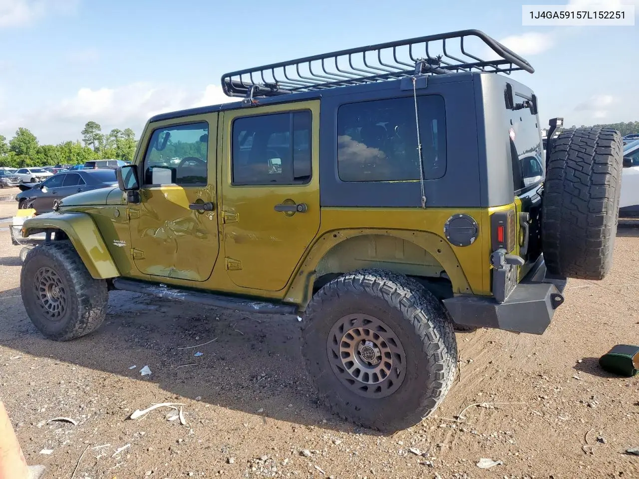 2007 Jeep Wrangler Sahara VIN: 1J4GA59157L152251 Lot: 64802375