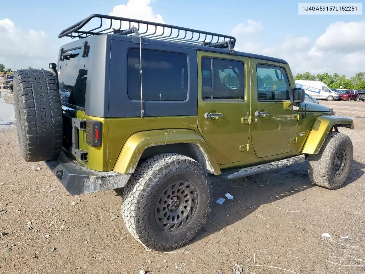 2007 Jeep Wrangler Sahara VIN: 1J4GA59157L152251 Lot: 64802375