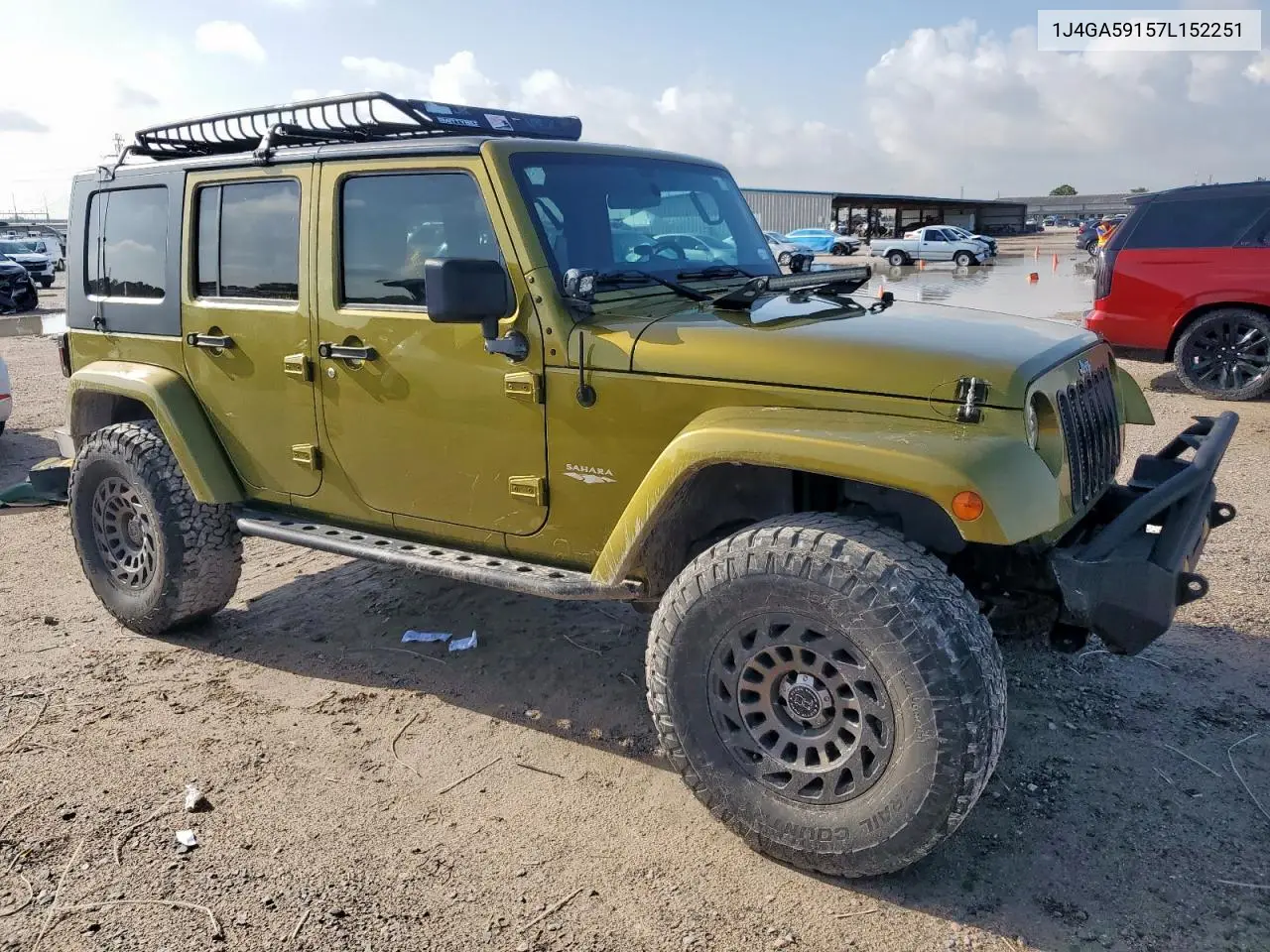 2007 Jeep Wrangler Sahara VIN: 1J4GA59157L152251 Lot: 64802375