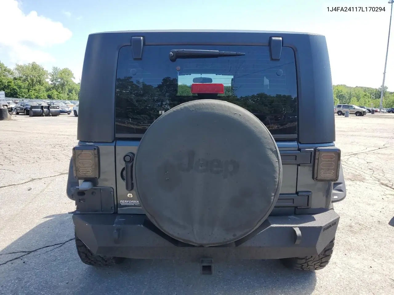 1j4fa24117l170294 1J4FA24117L170294 2007 Jeep Wrangler X