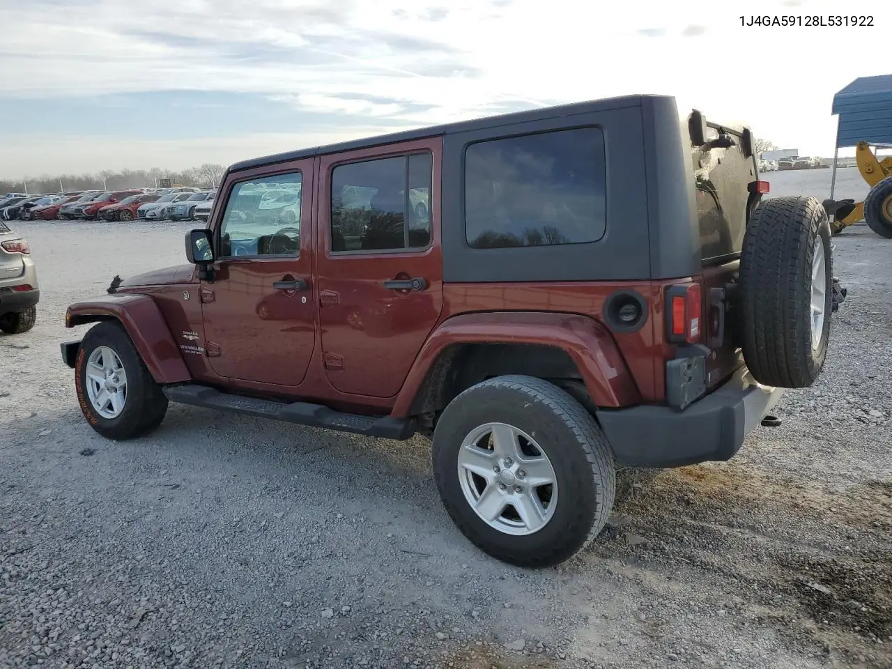 2008 Jeep Wrangler Unlimited Sahara VIN: 1J4GA59128L531922 Lot: 48982795