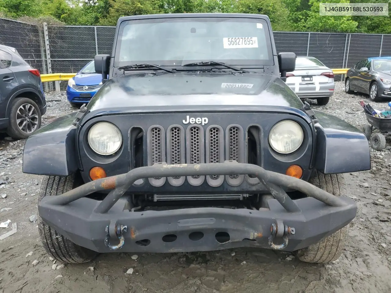 2008 Jeep Wrangler Unlimited Sahara VIN: 1J4GB59188L530593 Lot: 56827895