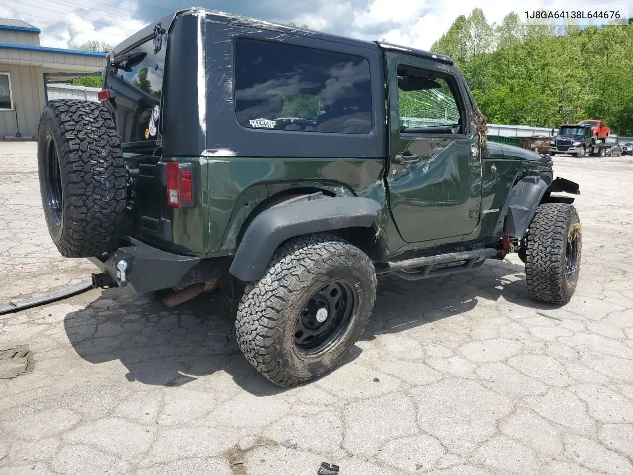 2008 Jeep Wrangler Rubicon VIN: 1J8GA64138L644676 Lot: 56885655