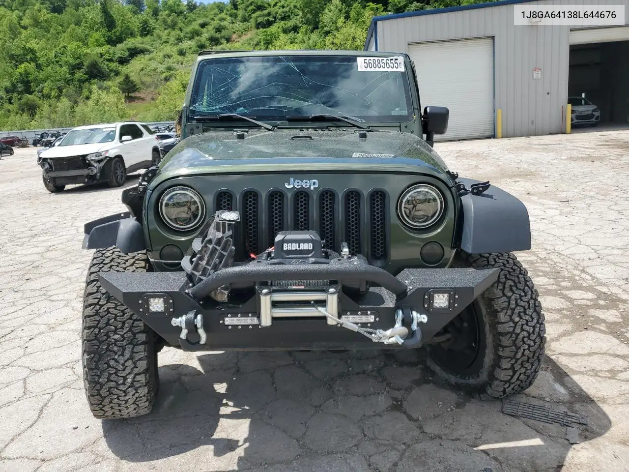 2008 Jeep Wrangler Rubicon VIN: 1J8GA64138L644676 Lot: 56885655