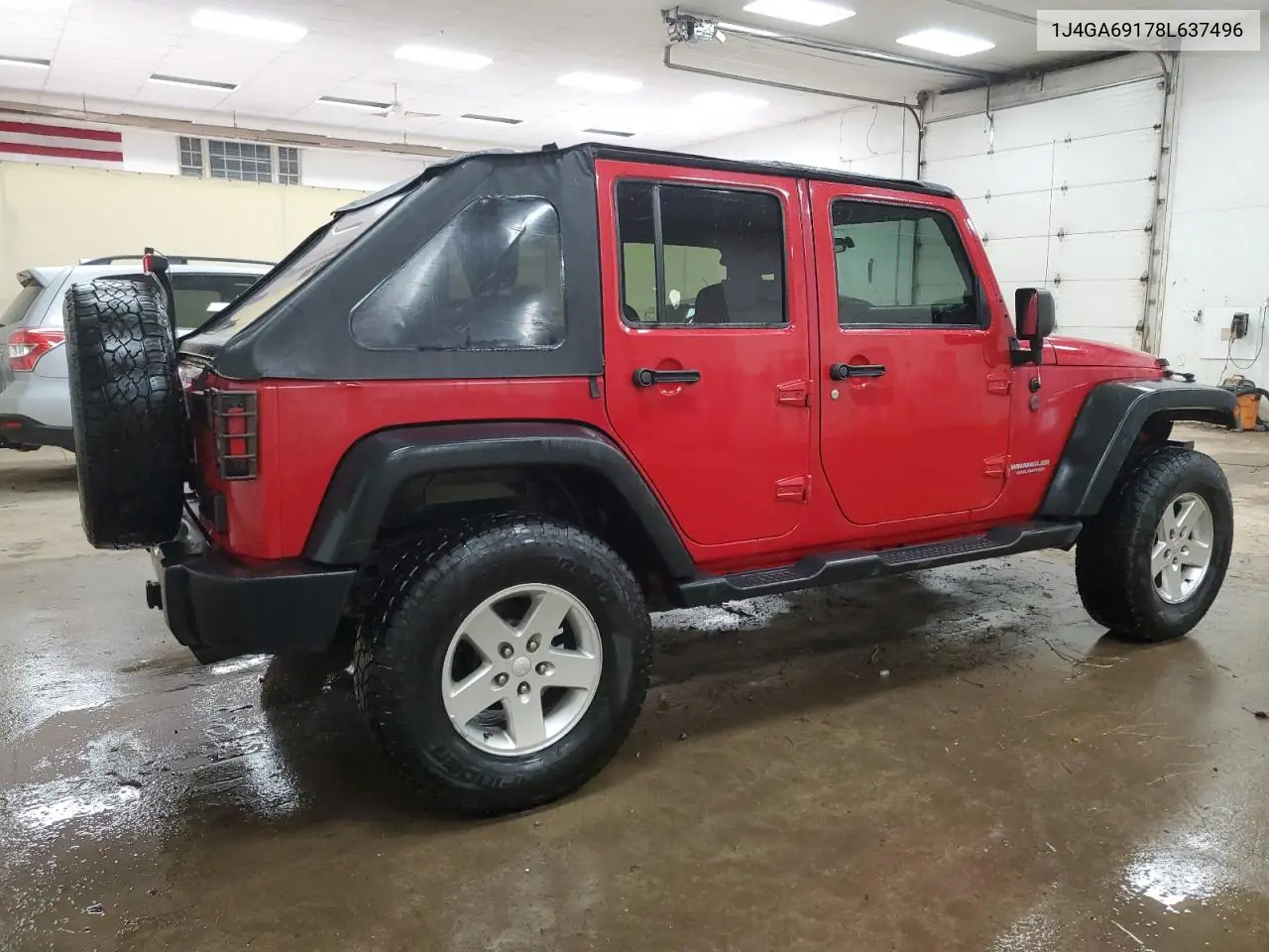 2008 Jeep Wrangler Unlimited Rubicon VIN: 1J4GA69178L637496 Lot: 62101775