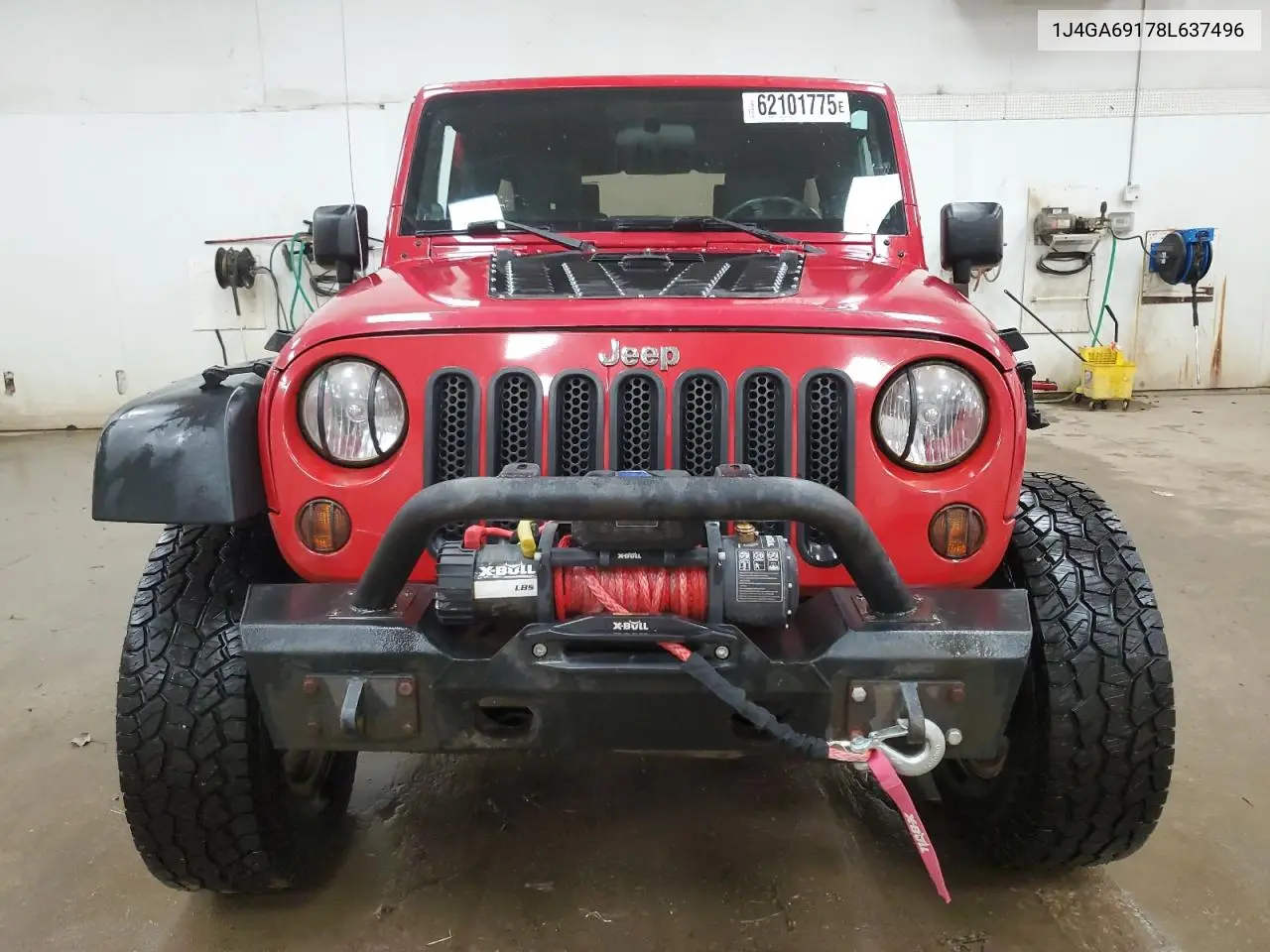2008 Jeep Wrangler Unlimited Rubicon VIN: 1J4GA69178L637496 Lot: 62101775