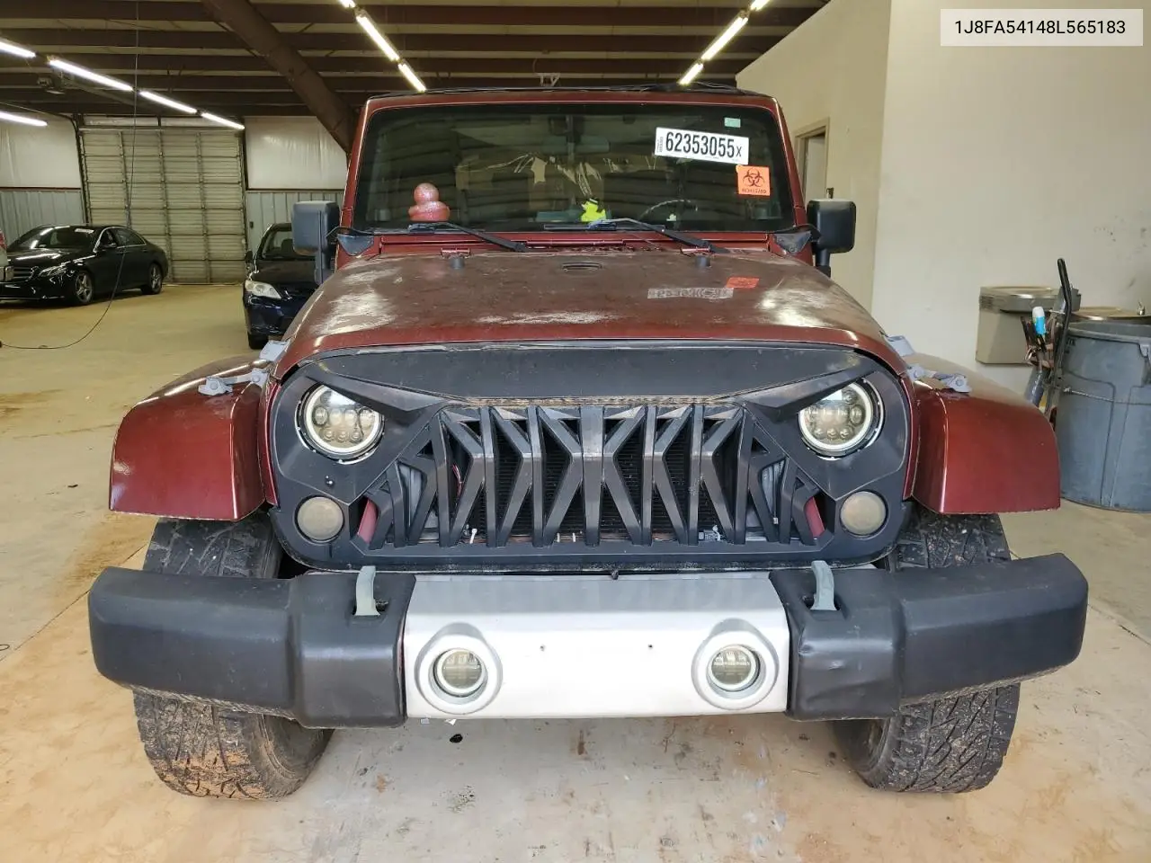 2008 Jeep Wrangler Sahara VIN: 1J8FA54148L565183 Lot: 62353055