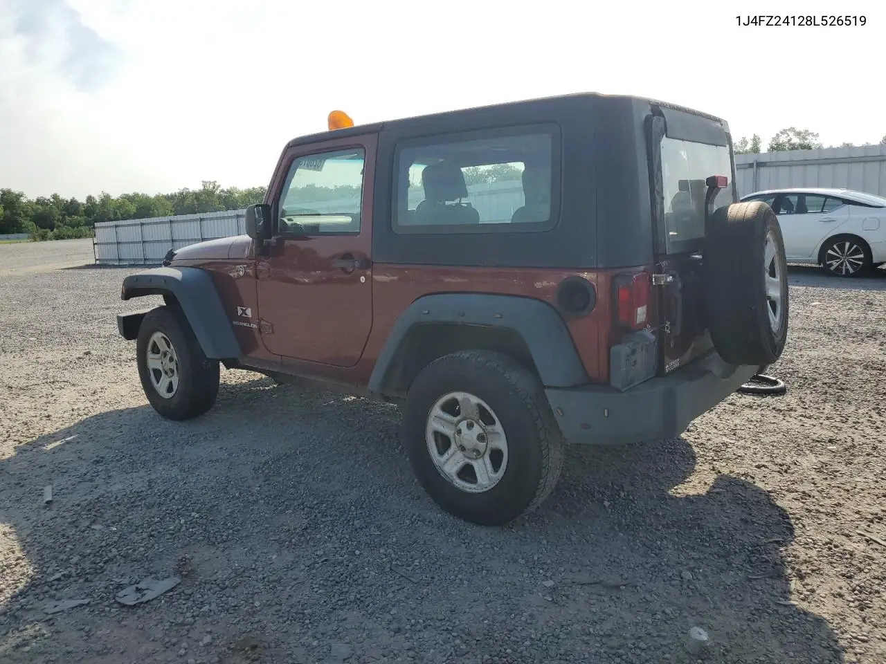 2008 Jeep Wrangler X VIN: 1J4FZ24128L526519 Lot: 62807345