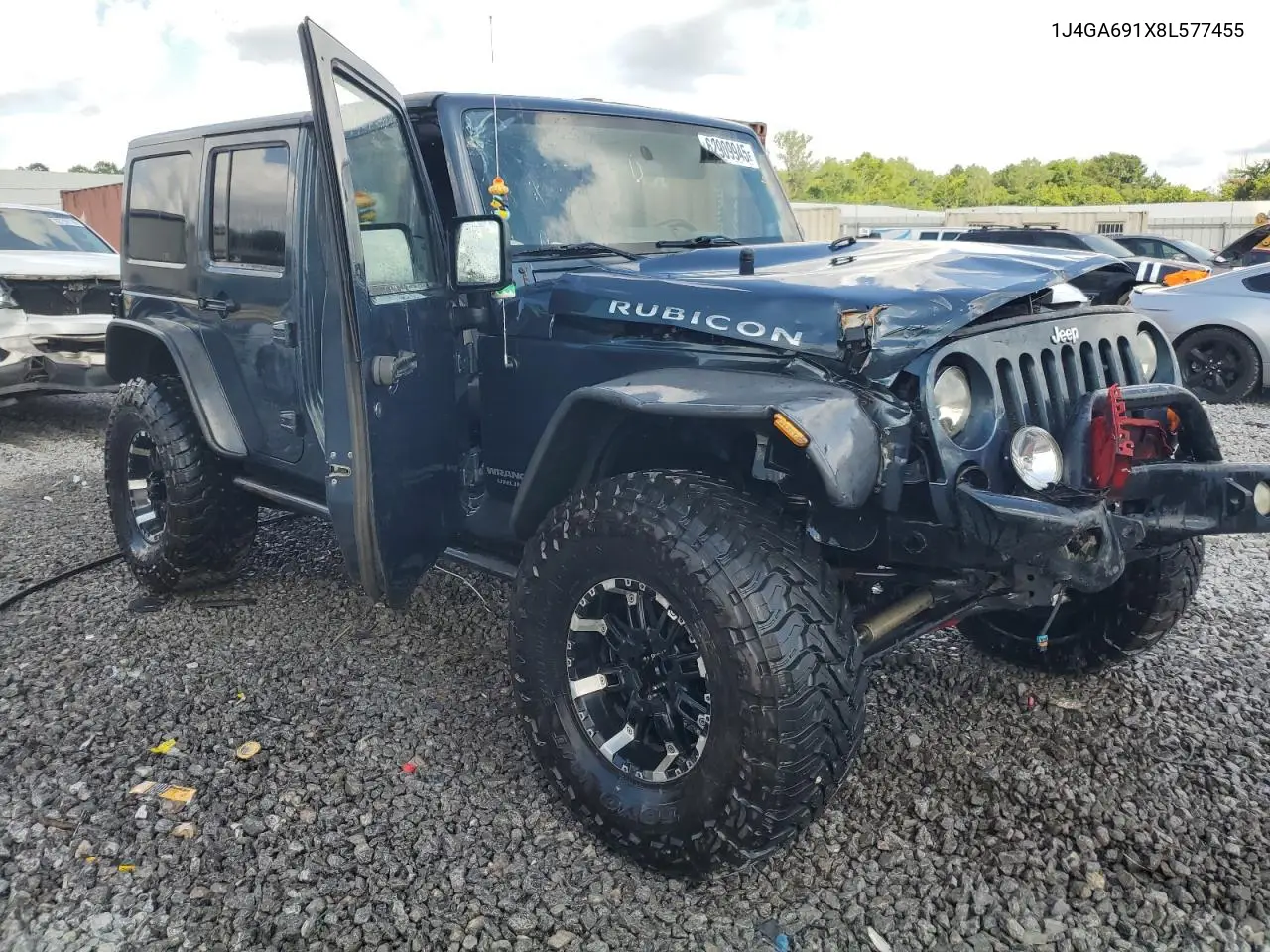 2008 Jeep Wrangler Unlimited Rubicon VIN: 1J4GA691X8L577455 Lot: 62909945