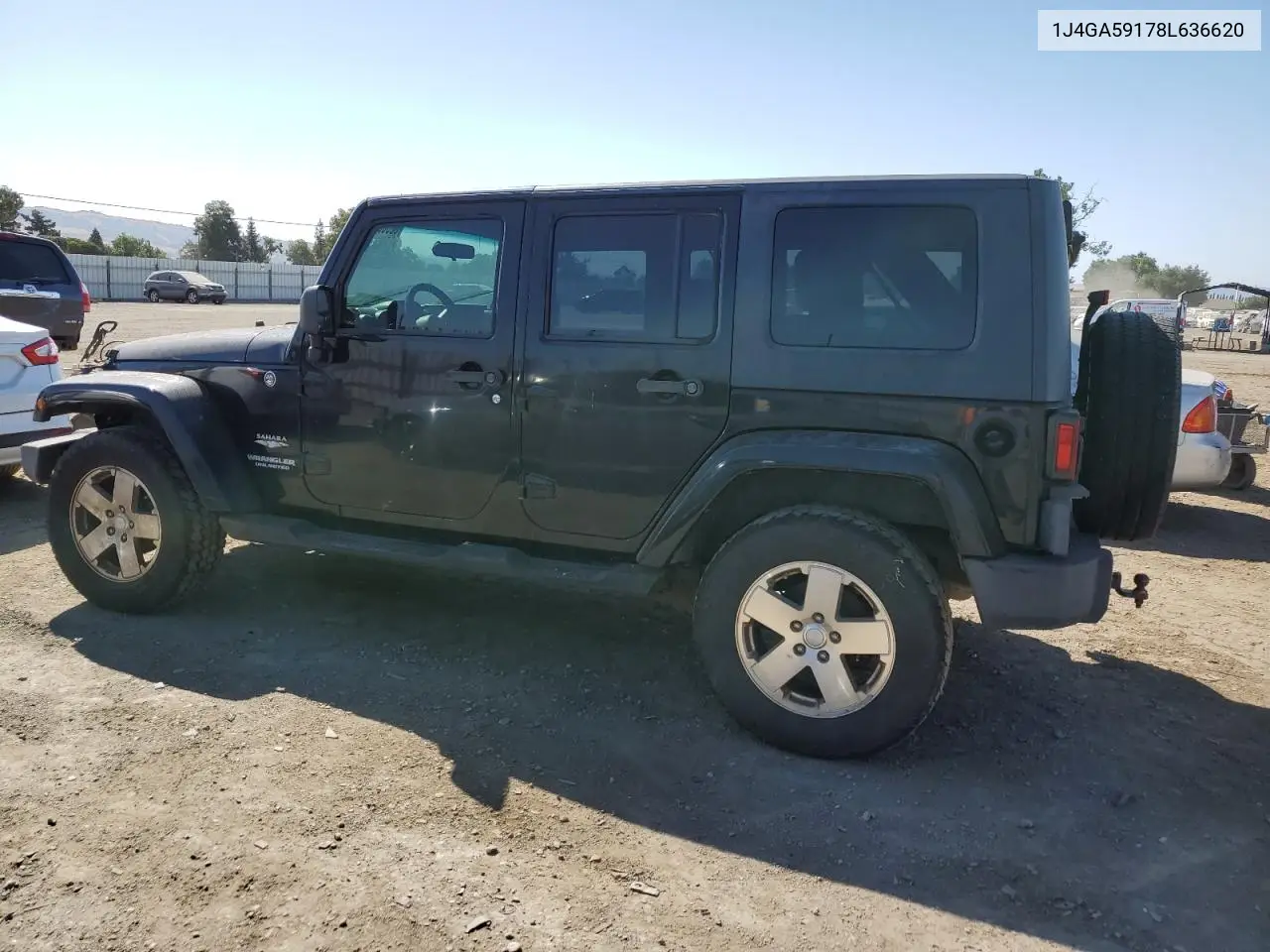 1J4GA59178L636620 2008 Jeep Wrangler Unlimited Sahara