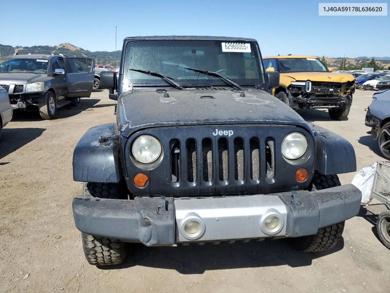 1J4GA59178L636620 2008 Jeep Wrangler Unlimited Sahara
