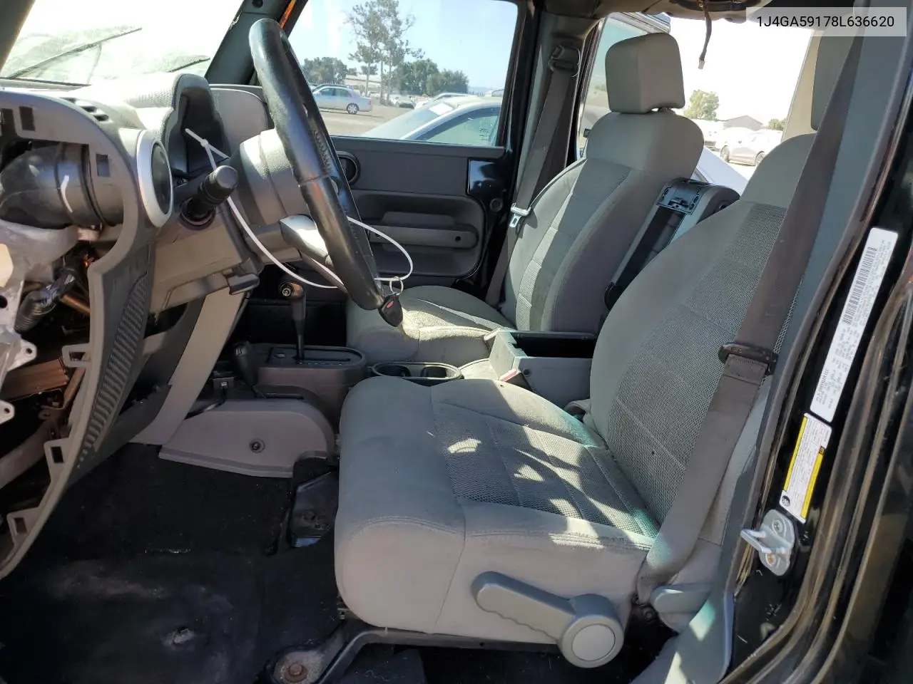 1J4GA59178L636620 2008 Jeep Wrangler Unlimited Sahara
