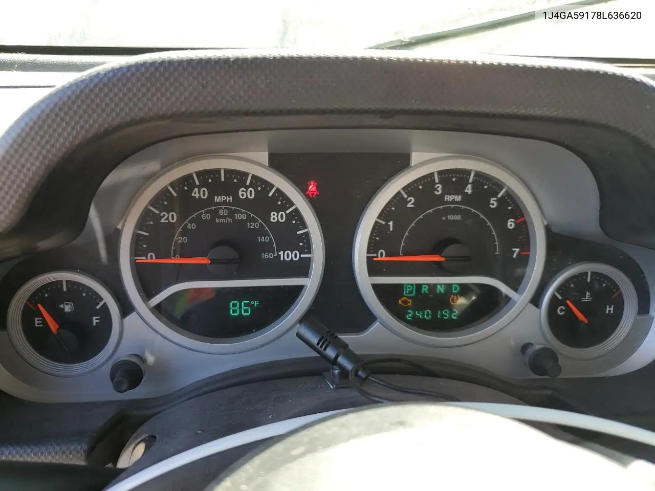 1J4GA59178L636620 2008 Jeep Wrangler Unlimited Sahara