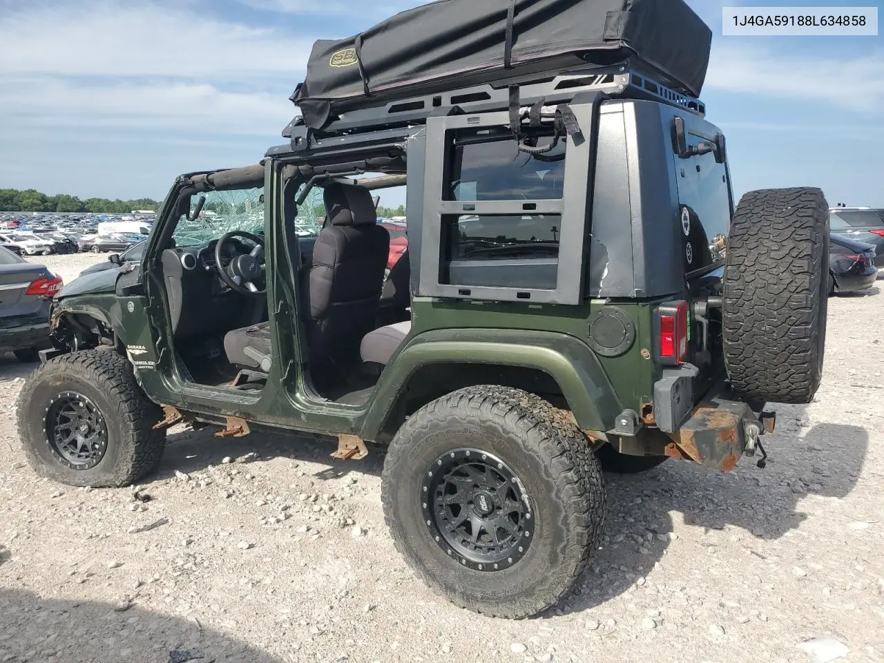 2008 Jeep Wrangler Unlimited Sahara VIN: 1J4GA59188L634858 Lot: 63989065