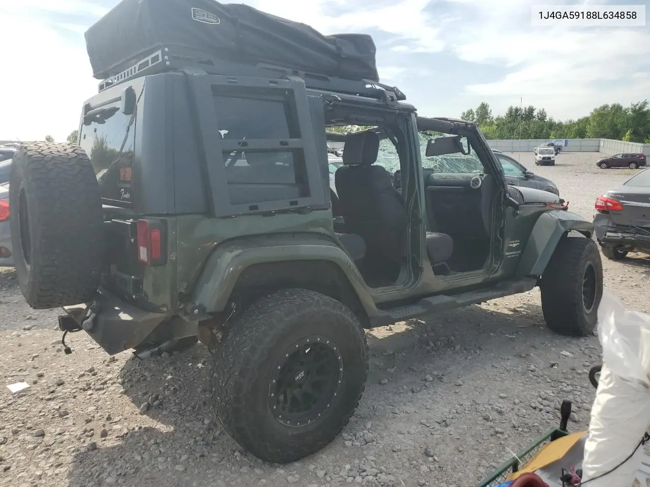 2008 Jeep Wrangler Unlimited Sahara VIN: 1J4GA59188L634858 Lot: 63989065