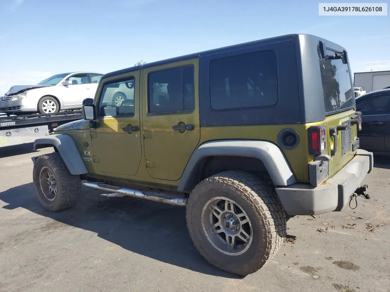 2008 Jeep Wrangler Unlimited X VIN: 1J4GA39178L626108 Lot: 64595135