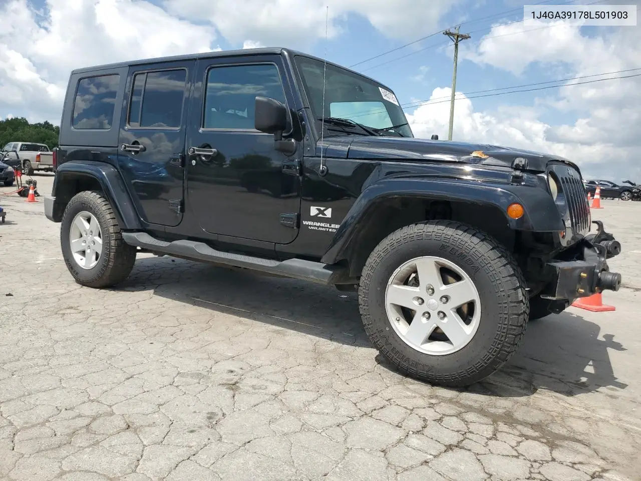 2008 Jeep Wrangler Unlimited X VIN: 1J4GA39178L501903 Lot: 64851725