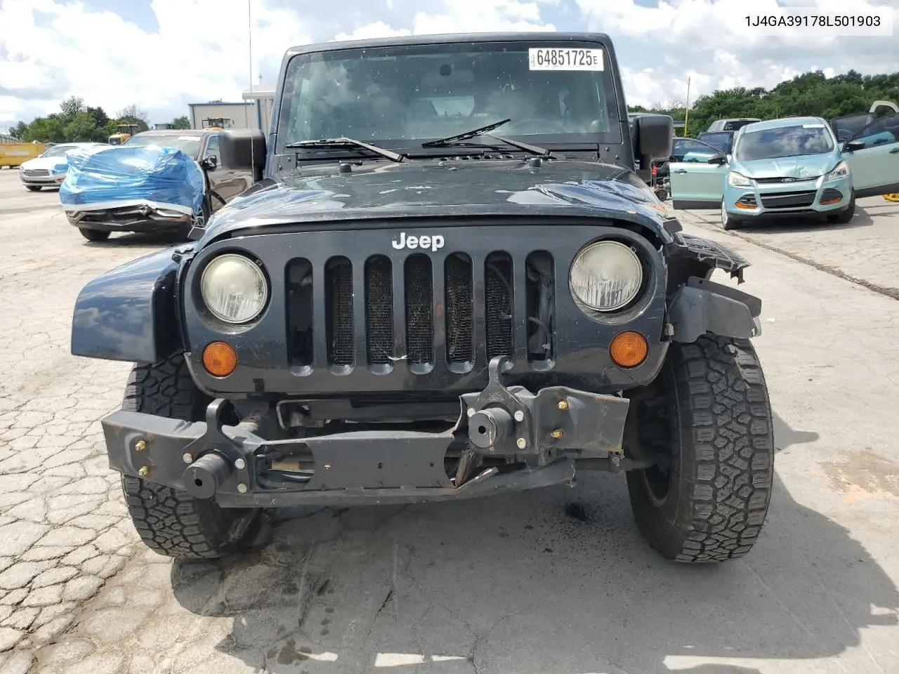 2008 Jeep Wrangler Unlimited X VIN: 1J4GA39178L501903 Lot: 64851725