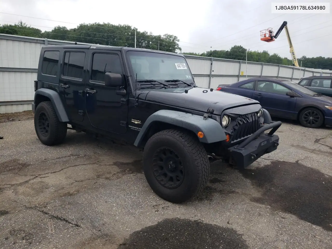 2008 Jeep Wrangler Unlimited Sahara VIN: 1J8GA59178L634980 Lot: 64877655