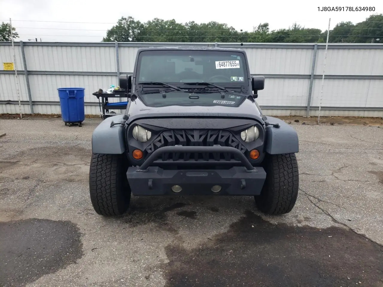 2008 Jeep Wrangler Unlimited Sahara VIN: 1J8GA59178L634980 Lot: 64877655