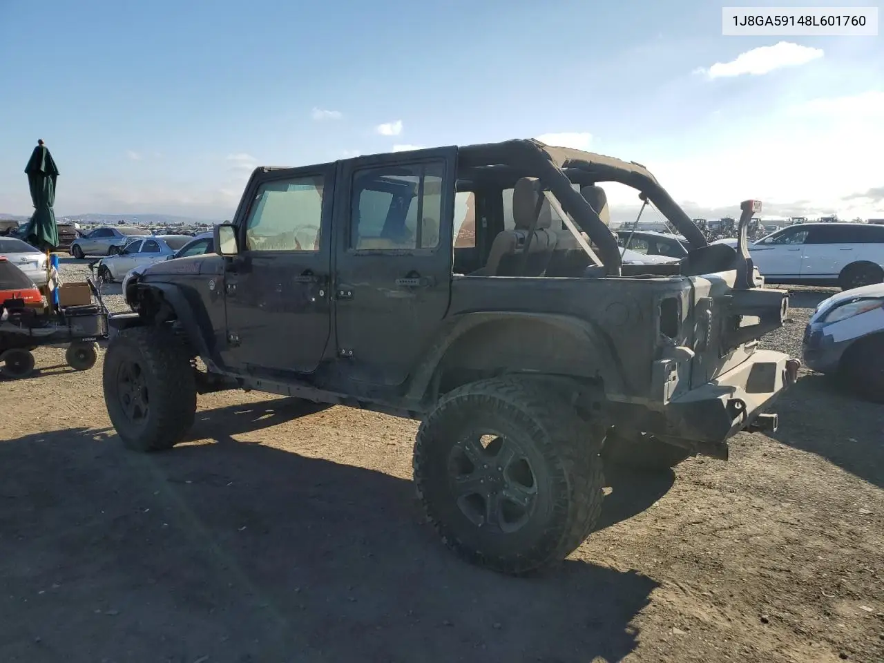 2008 Jeep Wrangler Unlimited Sahara VIN: 1J8GA59148L601760 Lot: 66153545