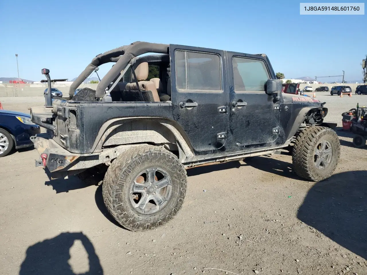 2008 Jeep Wrangler Unlimited Sahara VIN: 1J8GA59148L601760 Lot: 66153545