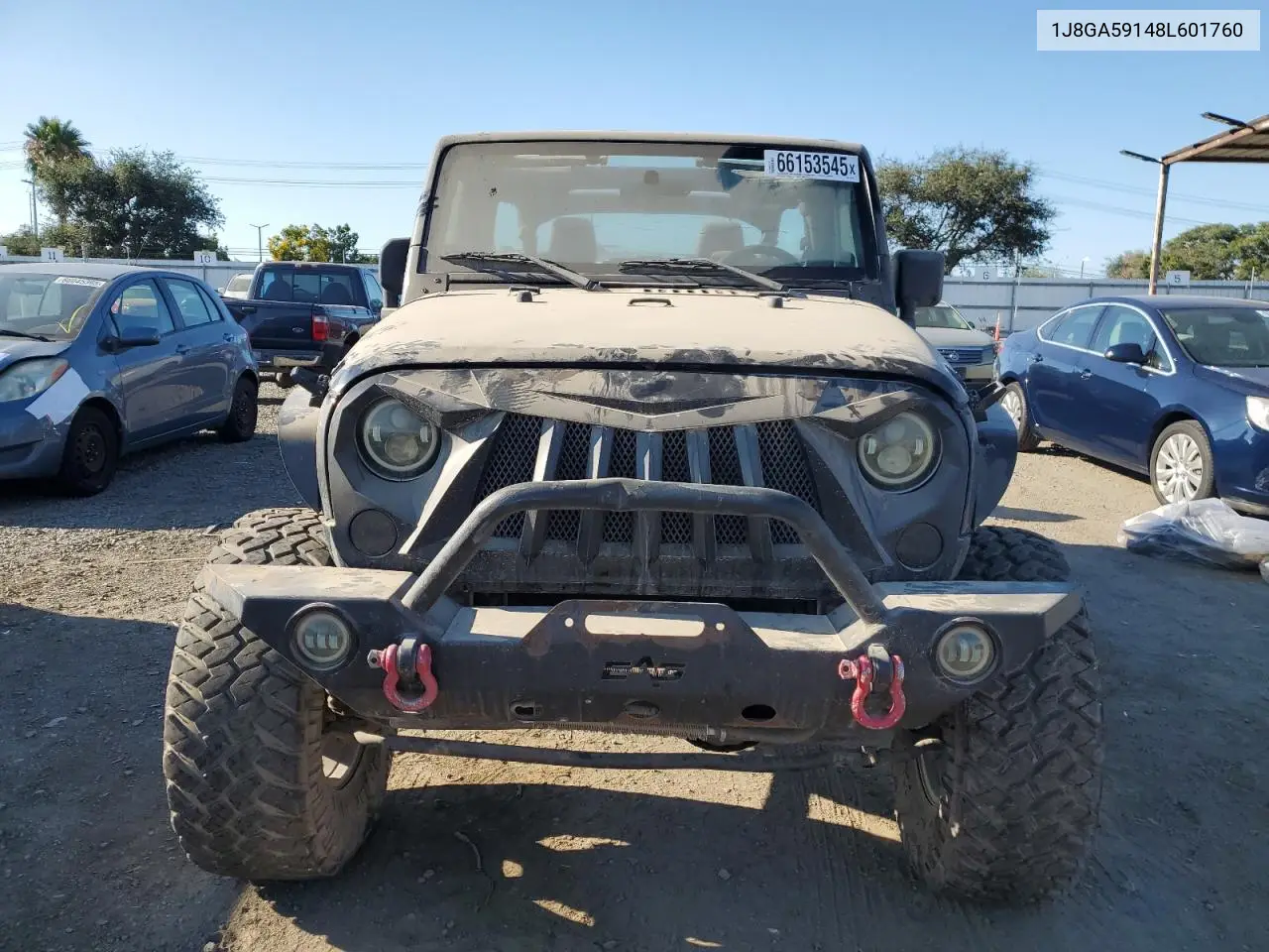 2008 Jeep Wrangler Unlimited Sahara VIN: 1J8GA59148L601760 Lot: 66153545