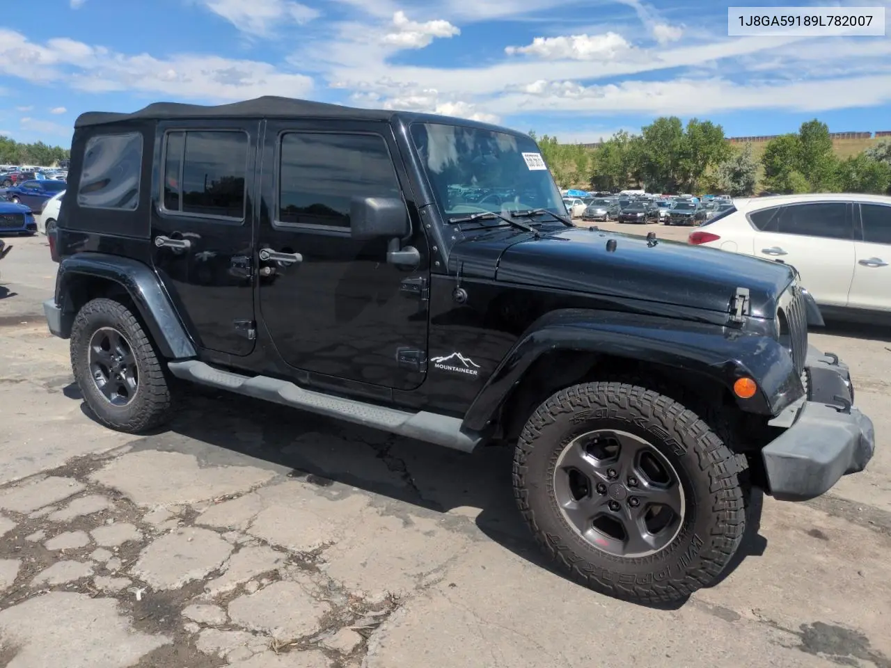 2009 Jeep Wrangler Unlimited Sahara VIN: 1J8GA59189L782007 Lot: 63675675