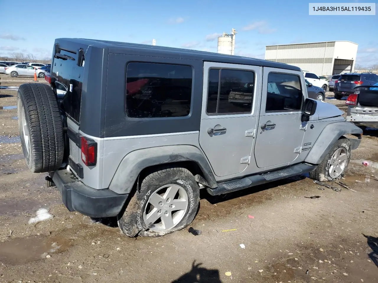2010 Jeep Wrangler Unlimited Sport VIN: 1J4BA3H15AL119435 Lot: 47620025