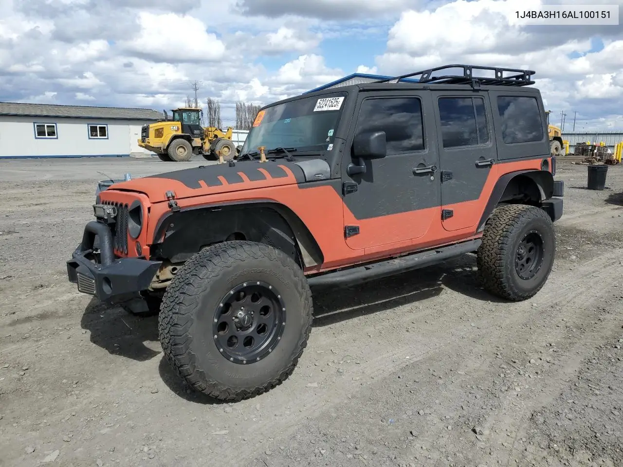 2010 Jeep Wrangler Unlimited Sport VIN: 1J4BA3H16AL100151 Lot: 52241525