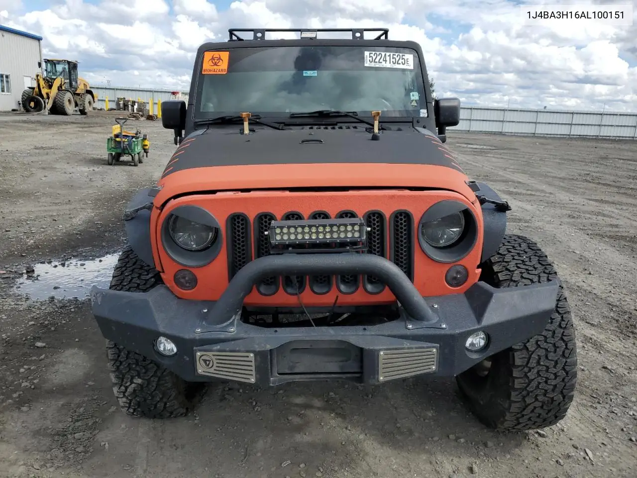 2010 Jeep Wrangler Unlimited Sport VIN: 1J4BA3H16AL100151 Lot: 52241525