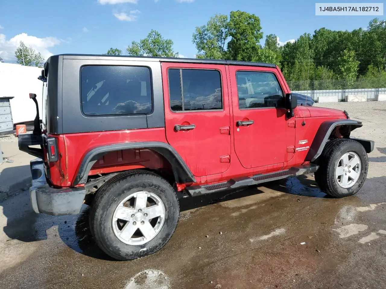 1j4ba5h17al182712 1J4BA5H17AL182712 2010 Jeep Wrangler Unlimited Sahara