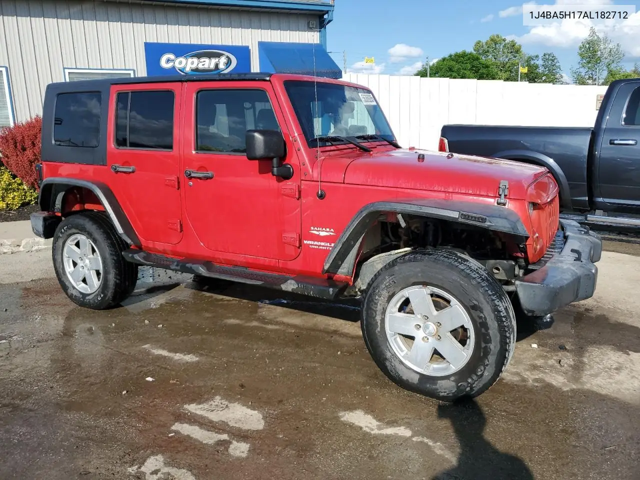 1j4ba5h17al182712 1J4BA5H17AL182712 2010 Jeep Wrangler Unlimited Sahara