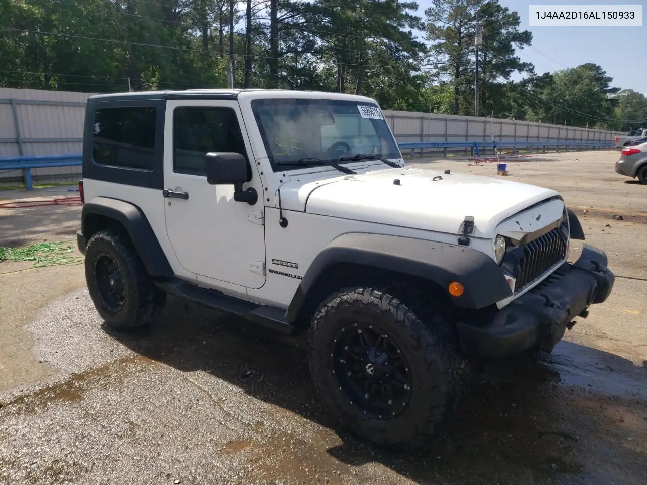 2010 Jeep Wrangler Sport VIN: 1J4AA2D16AL150933 Lot: 56866715