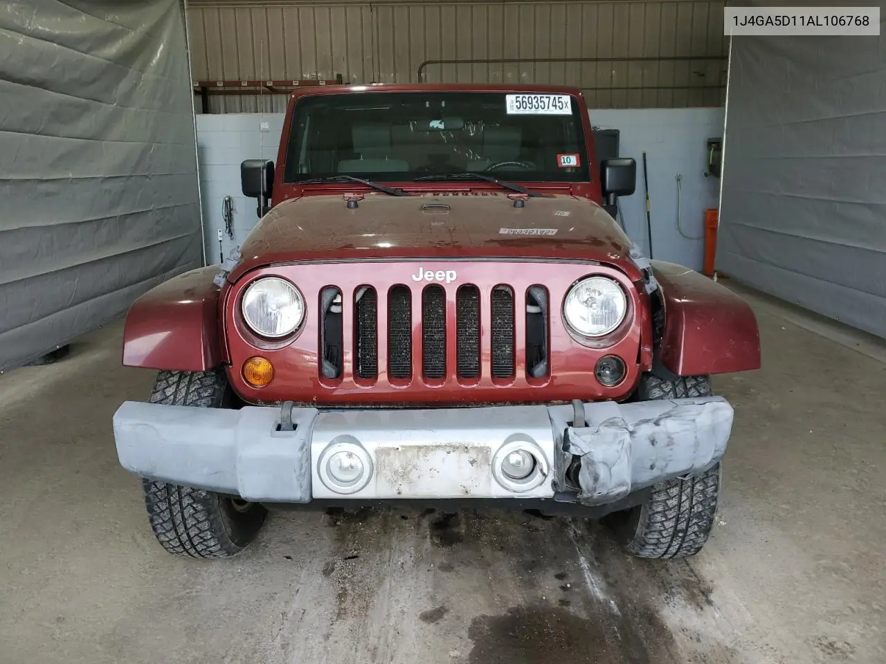 2010 Jeep Wrangler Sahara VIN: 1J4GA5D11AL106768 Lot: 56935745