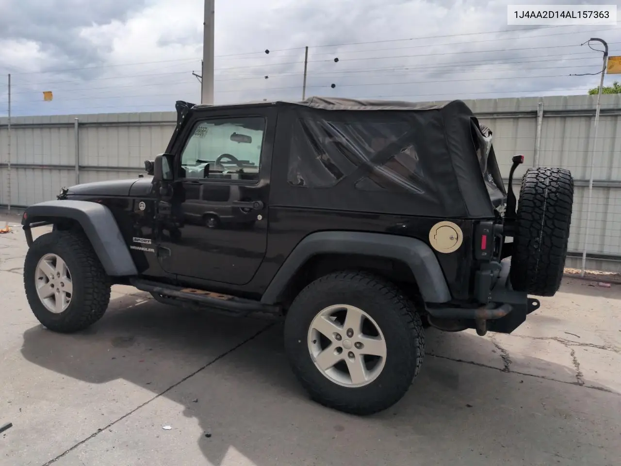1j4aa2d14al157363 1J4AA2D14AL157363 2010 Jeep Wrangler Sport