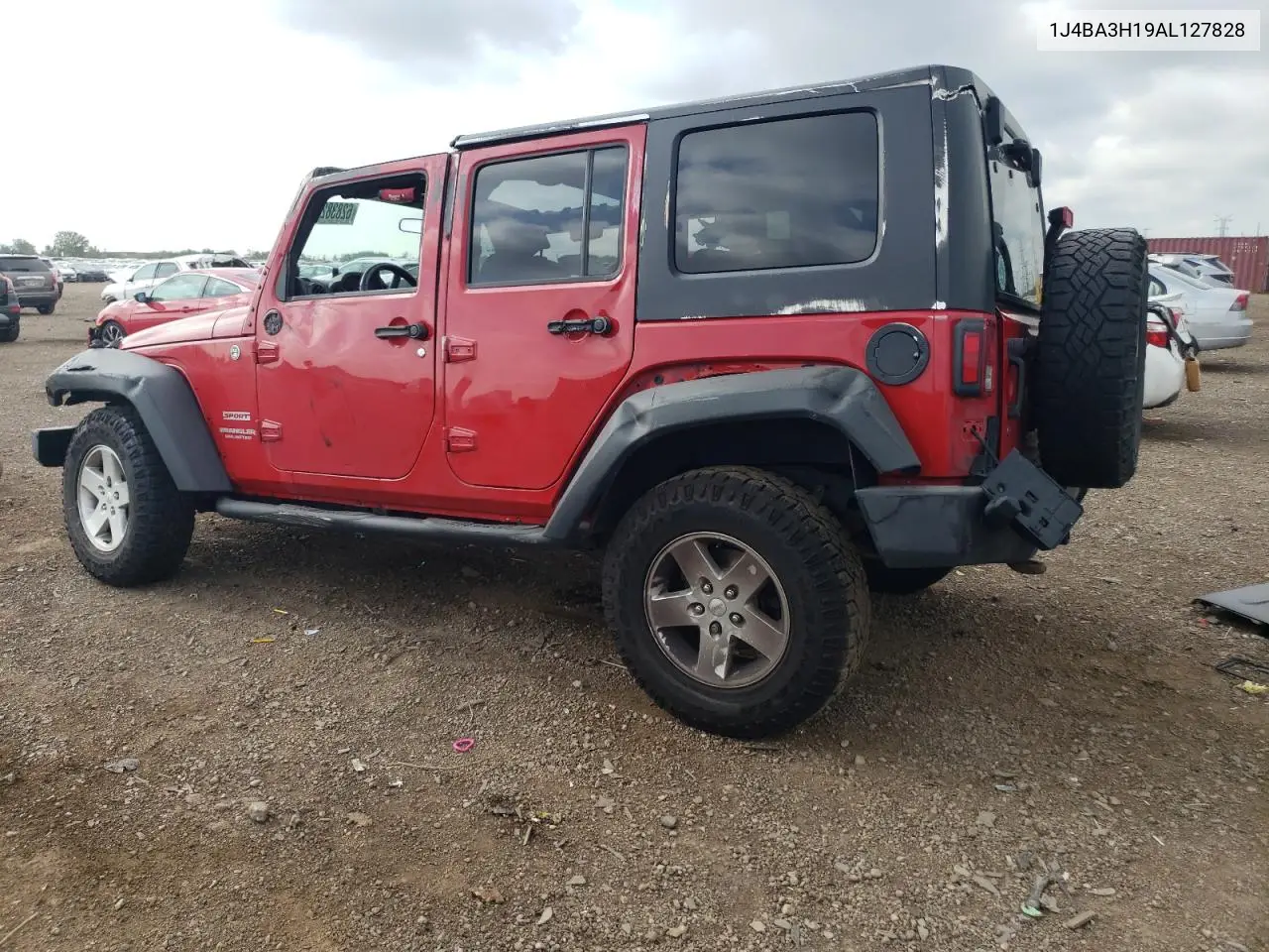 2010 Jeep Wrangler Unlimited Sport VIN: 1J4BA3H19AL127828 Lot: 62838245