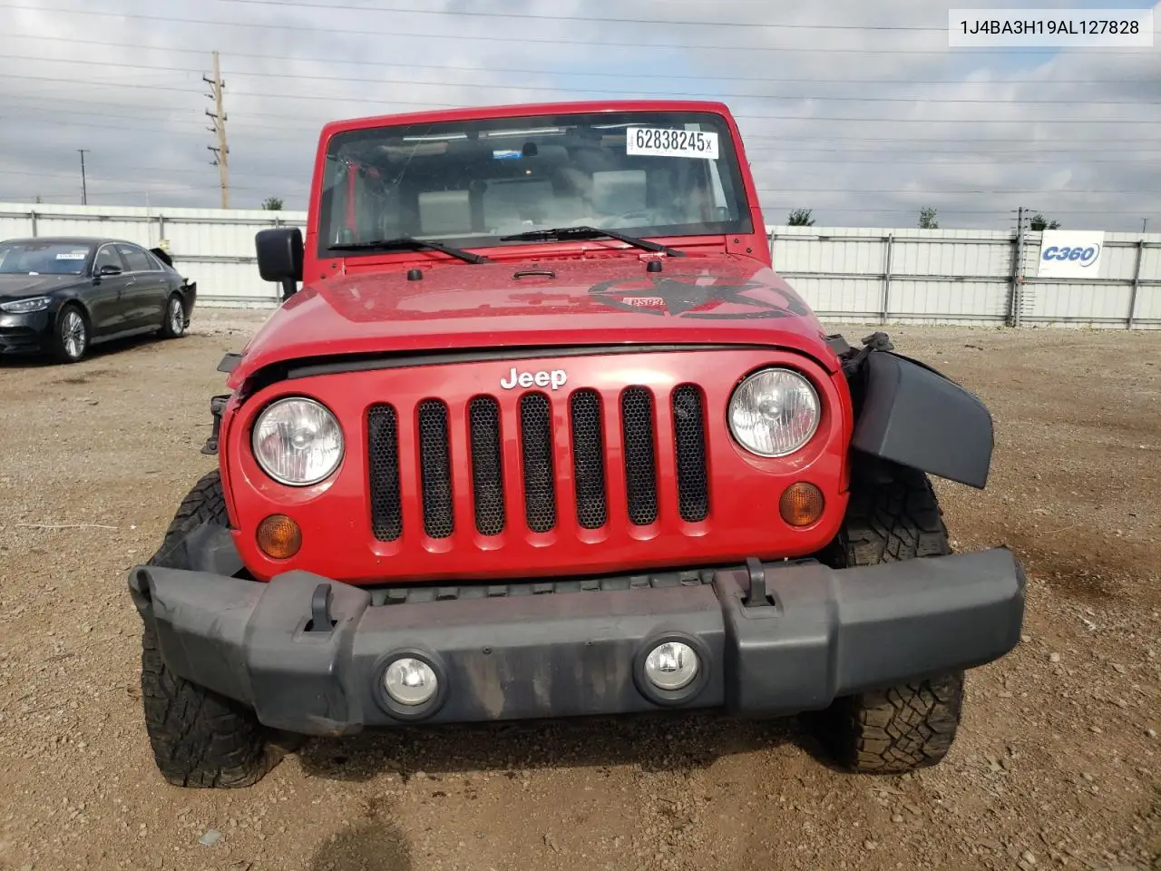 2010 Jeep Wrangler Unlimited Sport VIN: 1J4BA3H19AL127828 Lot: 62838245