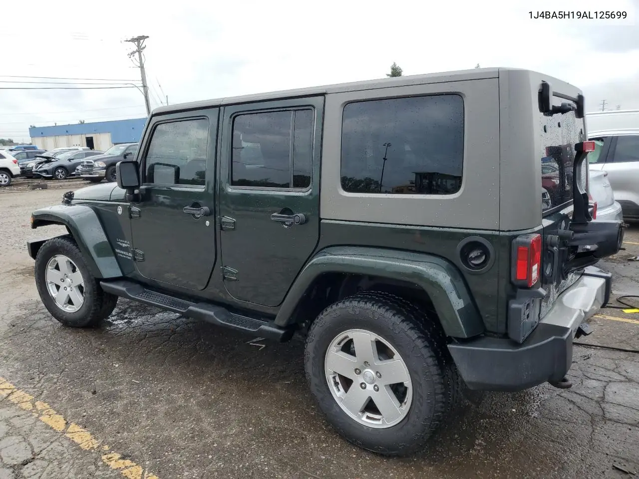 2010 Jeep Wrangler Unlimited Sahara VIN: 1J4BA5H19AL125699 Lot: 62908025