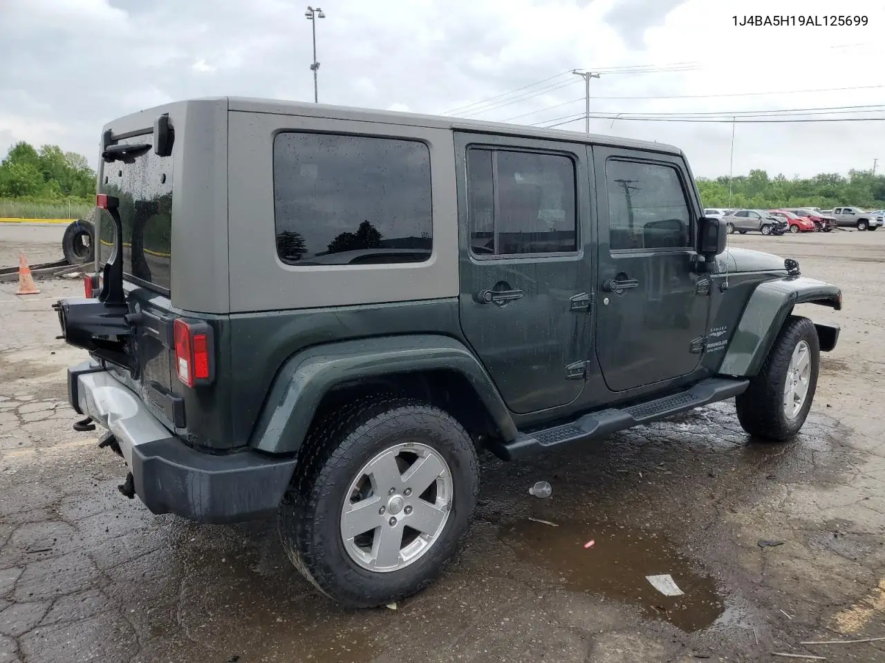 2010 Jeep Wrangler Unlimited Sahara VIN: 1J4BA5H19AL125699 Lot: 62908025