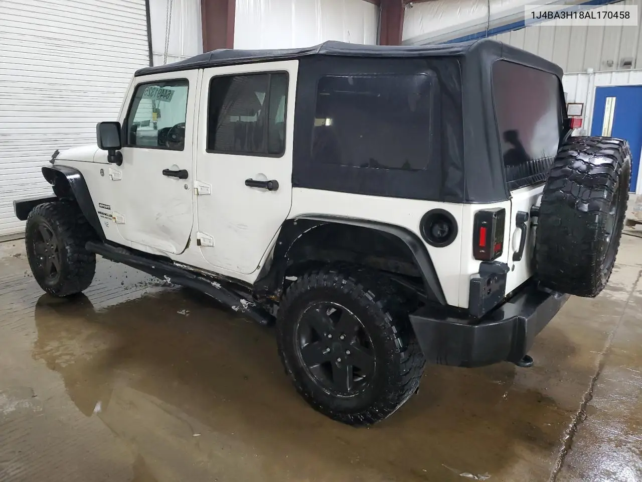 2010 Jeep Wrangler Unlimited Sport VIN: 1J4BA3H18AL170458 Lot: 64491325