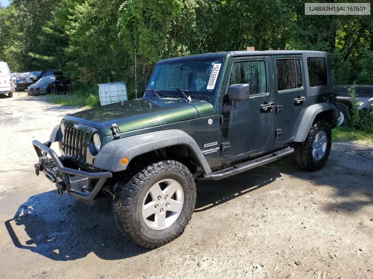 2010 Jeep Wrangler Unlimited Sport VIN: 1J4BA3H15AL167601 Lot: 65699725