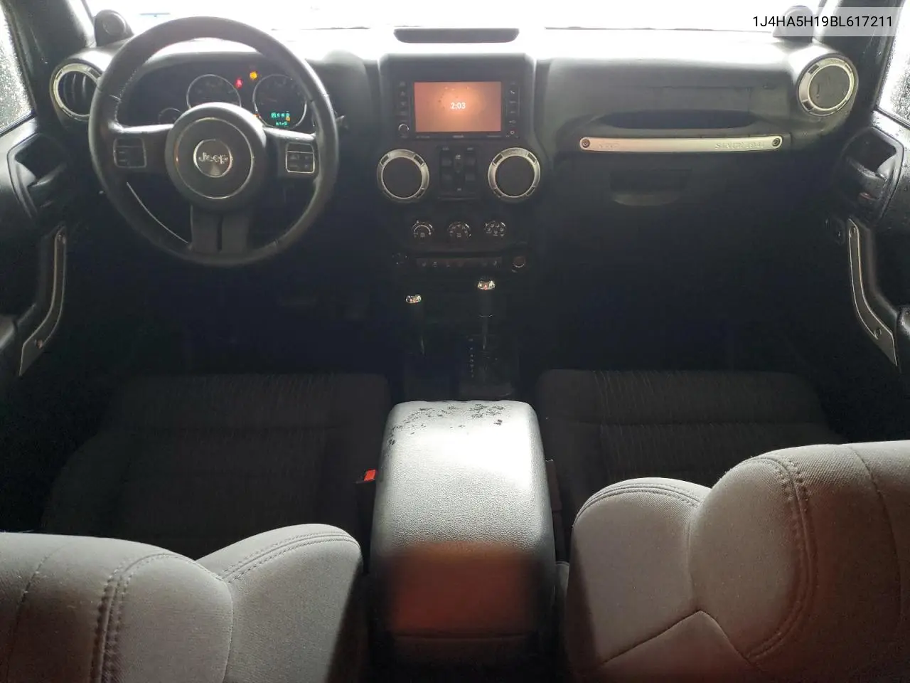 2011 Jeep Wrangler Unlimited Sahara VIN: 1J4HA5H19BL617211 Lot: 55350105