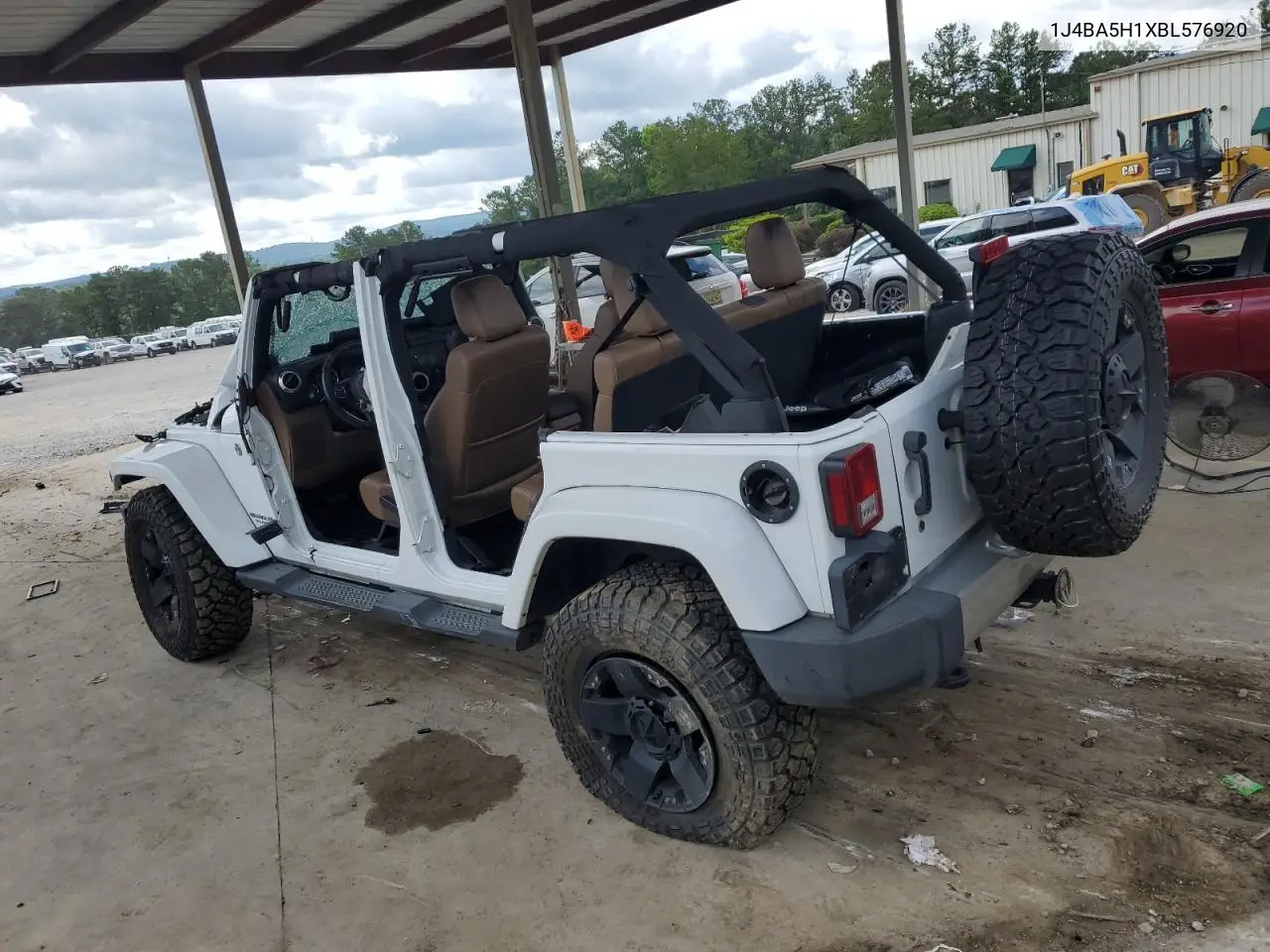 2011 Jeep Wrangler Unlimited Sahara VIN: 1J4BA5H1XBL576920 Lot: 60316455