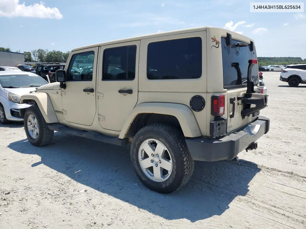 2011 Jeep Wrangler Unlimited Sport VIN: 1J4HA3H15BL625634 Lot: 61458025