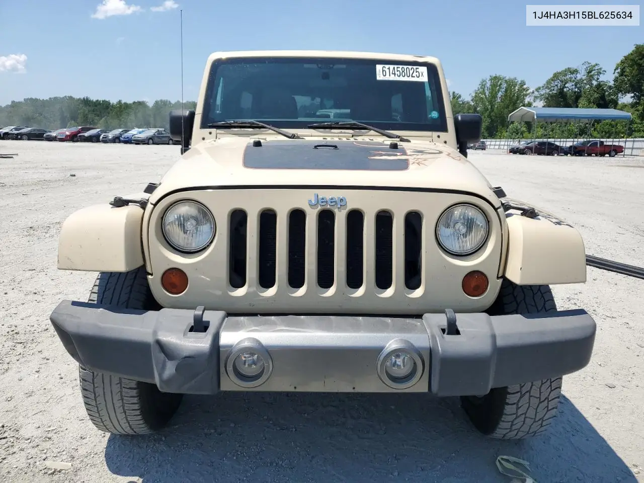 2011 Jeep Wrangler Unlimited Sport VIN: 1J4HA3H15BL625634 Lot: 61458025