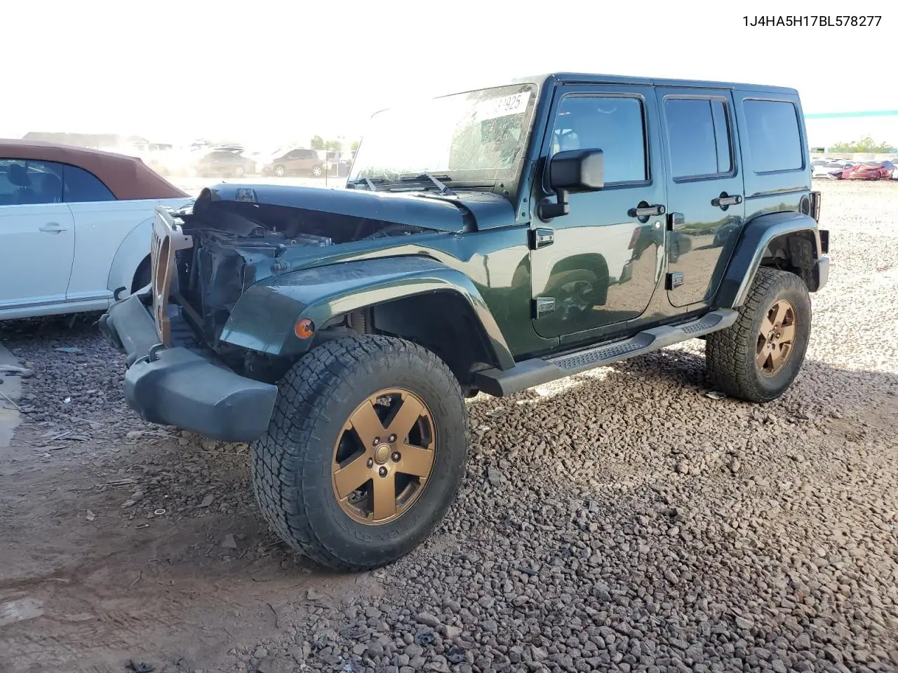 2011 Jeep Wrangler Unlimited Sahara VIN: 1J4HA5H17BL578277 Lot: 62930925