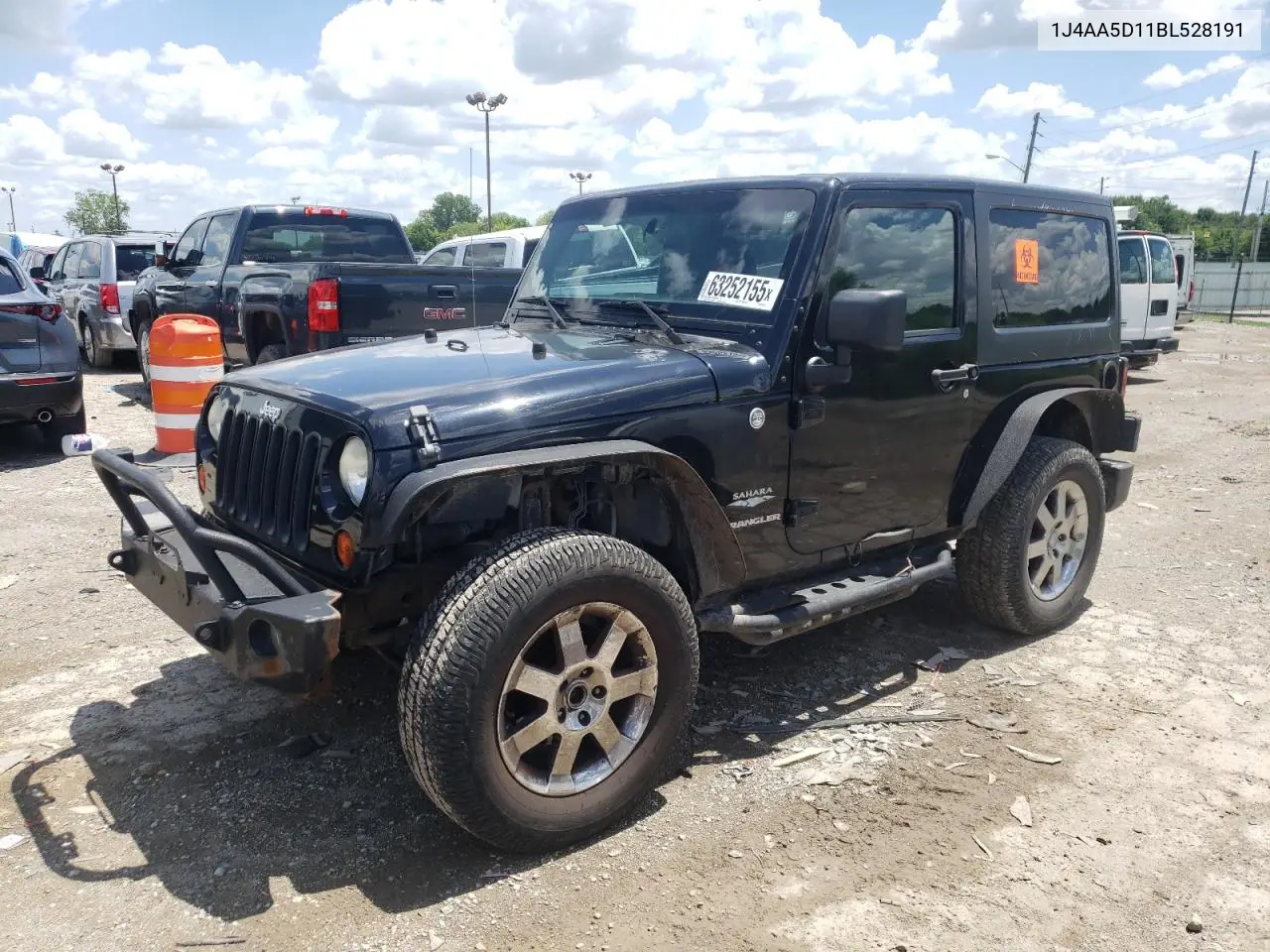 2011 Jeep Wrangler Sahara VIN: 1J4AA5D11BL528191 Lot: 63252155
