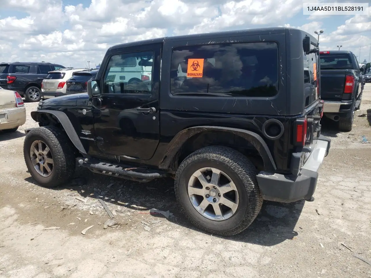 2011 Jeep Wrangler Sahara VIN: 1J4AA5D11BL528191 Lot: 63252155